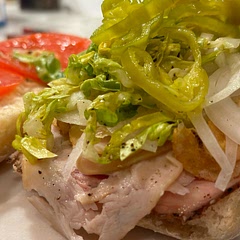 Made pastrami/turkey with special mayo sauce! The bread was a hit!