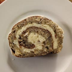 Very labor intensive, but in the end it was worth making and it's so pretty.  I omitted the cranberries and ginger, but having the chopped pecans gave it a nice crunch.