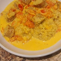 Had only the sauce which took no time to make. Another delicious dish!