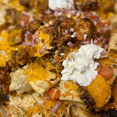 I used bacon bits instas of making my own. Turned out great! Used what I already had in my fridge so I didn’t have to leave my house!