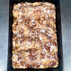 This apple pie was delicious! I added a simple glaze on top.