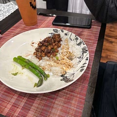Really yummy. Added two cans of chickpeas