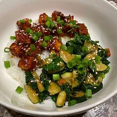 Delicious! I cut the sauce recipe in half and didn’t use the mirin(didn’t have it). I did up the brown sugar to 1 tbs, and cut the Gochujang to 1 tbs but next time would add a bit more. Will make again.