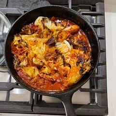 This was great!  It came out looking just like the recipe.  We didn’t finish it and it was still good a couple of days later as a leftover.