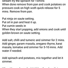 Amazing, tastes really authentic. Pressure cooked the potatoes in the sauce to get the flavour nicely infused