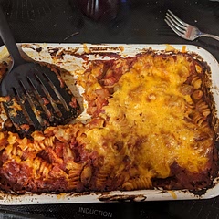 Super tasty! Make sure you bake 20 min covered 10 min uncovered or else the cheese will burn. 