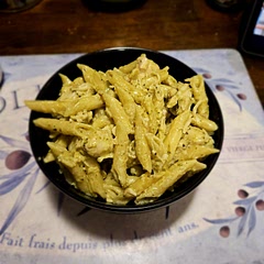 I added too much pesto but it was good!!!