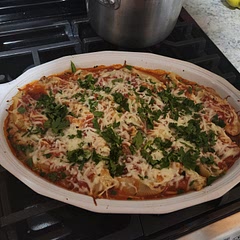 Followed the recipe basically but added chopped bacon and diced shallots to the mixture. 
