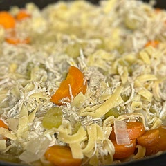 Pair with a great grilled cheese and this is an awesome feel better dinner!