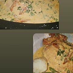 So so good....flavorful...chicken is perfectly moist & breaks easily....we love this recipe, but...I do agree with prev notes would prob add more salt/spices depending on your taste