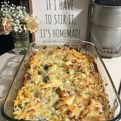 Delicious! I added some chopped spinach for some more veggies. I do think it dried out a little not so may do more Alfredo next time, but absolutely making this again.