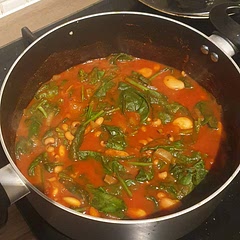 A little bland. Would add some chorizo or a veggie alternative next time around.