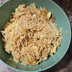 This is a really fast, easy, and inexpensive recipie! And it tastes really good too! I added some red chili flakes to give it a little more spice and it turned out well!
