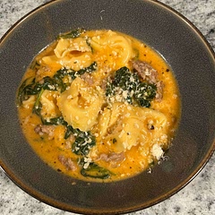 So good! I topped mine with a little bit of Parmesan cheese.