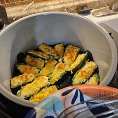 It is absolutely delicious but soooo spicy. I overestimated my spice tolerance, but it's so good that I fight through the pain. My fiancé loves them as snacks too.