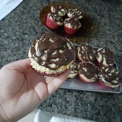 It's delicious, I added a little chocolate because I don't have raspberries