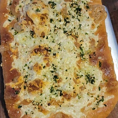 Lace, this is probably my fifth time making your foccacia garlic cheese style ❤️ Super simple recipe, and fun to make. Pizza is next. Miss you and your fam frequently 😘