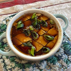 These were incredibly easy to make and SO SILKY. Like melt in your mouth delicious. I was so impressed with how smooth and perfect the eggs turned out. I had them with rice and a little bit of kimchi on the side, and it turned out to be a warm, comforting breakfast. Will definitely make again.
