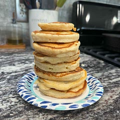 Halved recipe. Delicious and fluffy