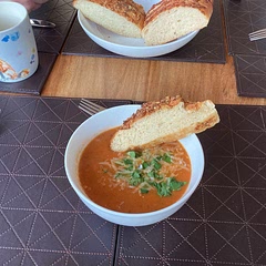 I increased the garlic and added a tbsp sugar. So easy to make and tasty. We. Paired it with home made Parmesan bread which when really well.