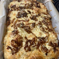 Waiting the 15 minutes to cut into it is torture. It smells amazing!
