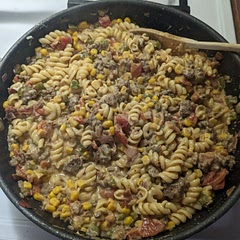 Used dried minced garlic in place of fresh, should have either used fresh or more. Didn't have a lot of spice which is fine for me.