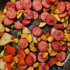 Easy and delicious. Served with black bean and corn stuffed twice baked potatoes 