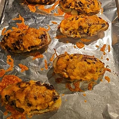These were good. I felt like they were missing something though. I'd make them again with more seasonings. I didn't use vegan ingredients.