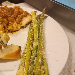 This turned out really well! Super easy to make. We used a large roaster pan and allowed the asparagus to lay in a single layer which allowed it to cool properly:) 