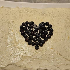 Made this for Valentine's day. Added sparkles to it to be festive. At first I thought it was going to be too lemony but it turned out great. I would certainly do this again. Super easy. Next time, I'd try it as a layer cake. 