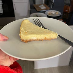 yummy!! pretty easy recipe too. i baked it in a 9x13 glass pan because i don’t have a spring form, then cut into triangle shapes. worked well!