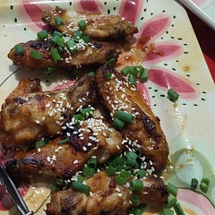 I left the wings in the sauce over night to marinate and they were mourish! Will definitely become a regular for us.