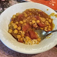 My curry sauce needed more thickening, and I will try makinf it again soon. 