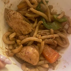 I used chicken instead of beef,  and I I needed to make a bit more sauce so it wasn’t dry, but it turned out great!