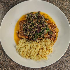 Absolutely delicious. I used a center cut that only needs about 24 minutes, so I basted it every 8 min. So good. 