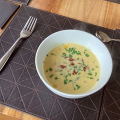 It tasted delicious but the cheese went very stringy and chewy. I may try it again with a different type of cheese.
