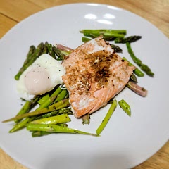 It was good, but I didn't slice the asparagus Spears small enough. Also, it takes a lot of practice to make the perfect poached egg.