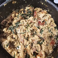 So delicious.  Added bacon and extra spices