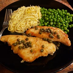 Really tasty and super easy recipe! I couldn't taste a whole lot of difference from the addition of parmesan to the breading, but it could be because I was using an "Italian Blend" and not straight parmesan. Still, very yummy!