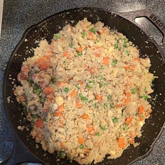 Very easy to make.   A delicious side dish, that has great color.  I didn't have a main dish to make with this so I'll probably eat by itself.