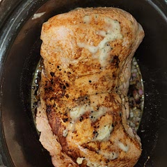 Mine was a 4lb loin, so I doubled the liquid. Delicious! 