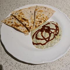 Used reggano cheese instead of red leicester. Used Greek yoghurt instead of natural. Used sriracha instead of tobasco. Tasty!