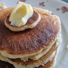 Best pancake recipe.  I added spme butter and agave syrup as a topping. And i love it.
