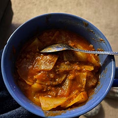 Made in the croc pot. It was simple and delicious.