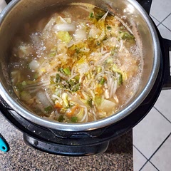 Was great but I would make separate in the future,  the fish stock was too much to stay on 1 side of divider.