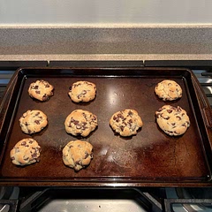 Absolutely delicious! The most gooiest homemade cookie recipe I've ever tried. I followed the reviews that recommended refrigerating the dough before baking and it made the cookies all the more better