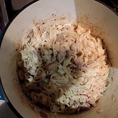 I used tagtelli  pasta