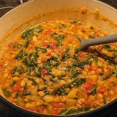 Added some salt and additional pepper at the end. Used chicken broth. But it hits the spot!