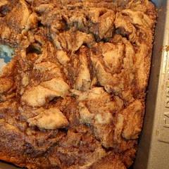 I decided to leave the frosting off and just have people add it to their own. Tastes great either way. I also made mine GF with King Arthur flour. 