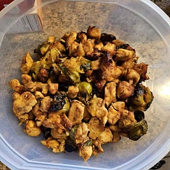 This was amazing!  I fried some rice to go with it.  I also used Buffalo Wild Wings zesty Asian sauce instead of the sweet and hot sauce because my local store doesn't carry it.